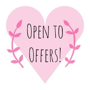 Open to all reasonable offers! 💗